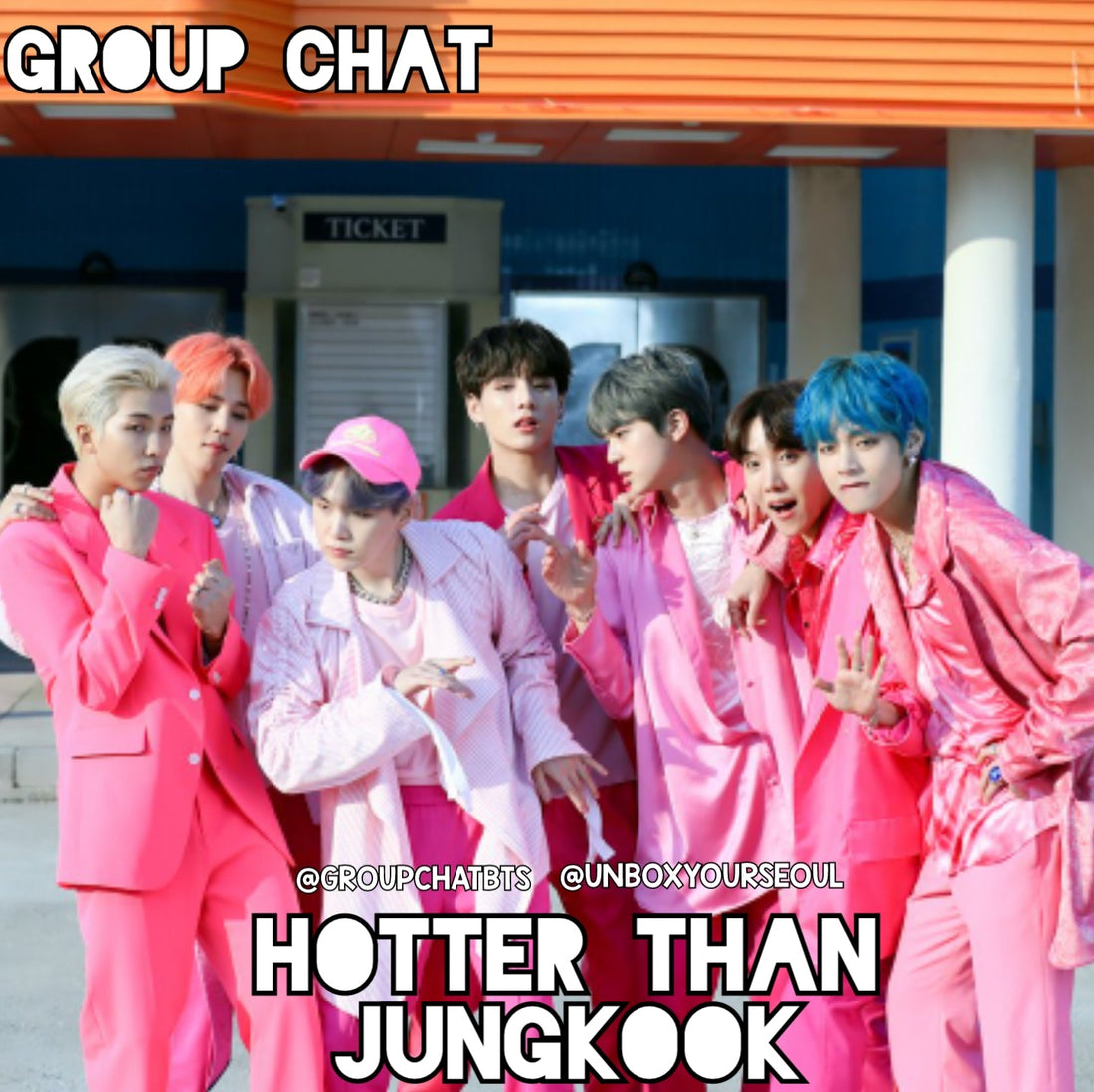 [Group Chat BTS] Hotter Than Jungkook