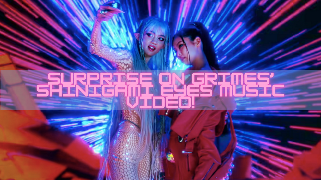 SURPRISE ON GRIMES’ SHINIGAMI EYES MUSIC VIDEO!