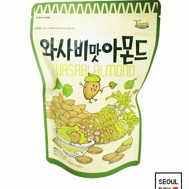 Wasabi Coated Almonds: A Unique Korean Snack