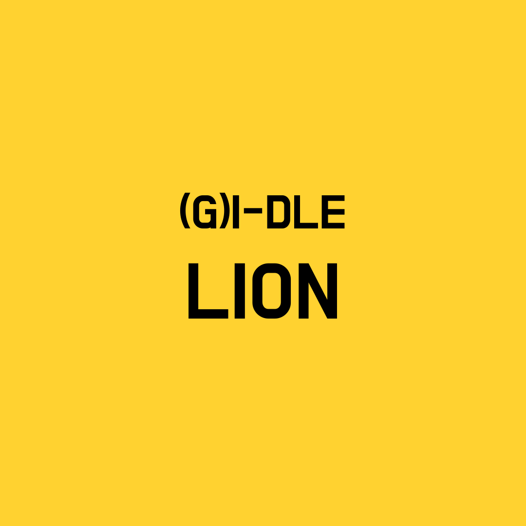 (G)I-dle Lion