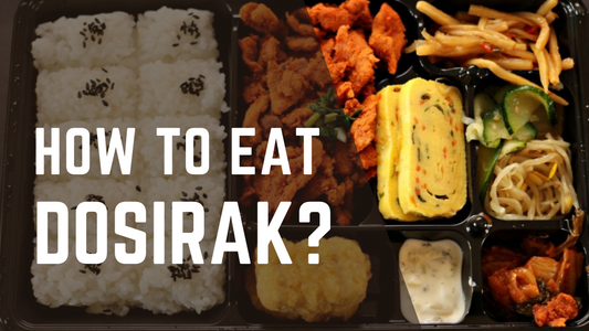 How do you eat Dosirak?