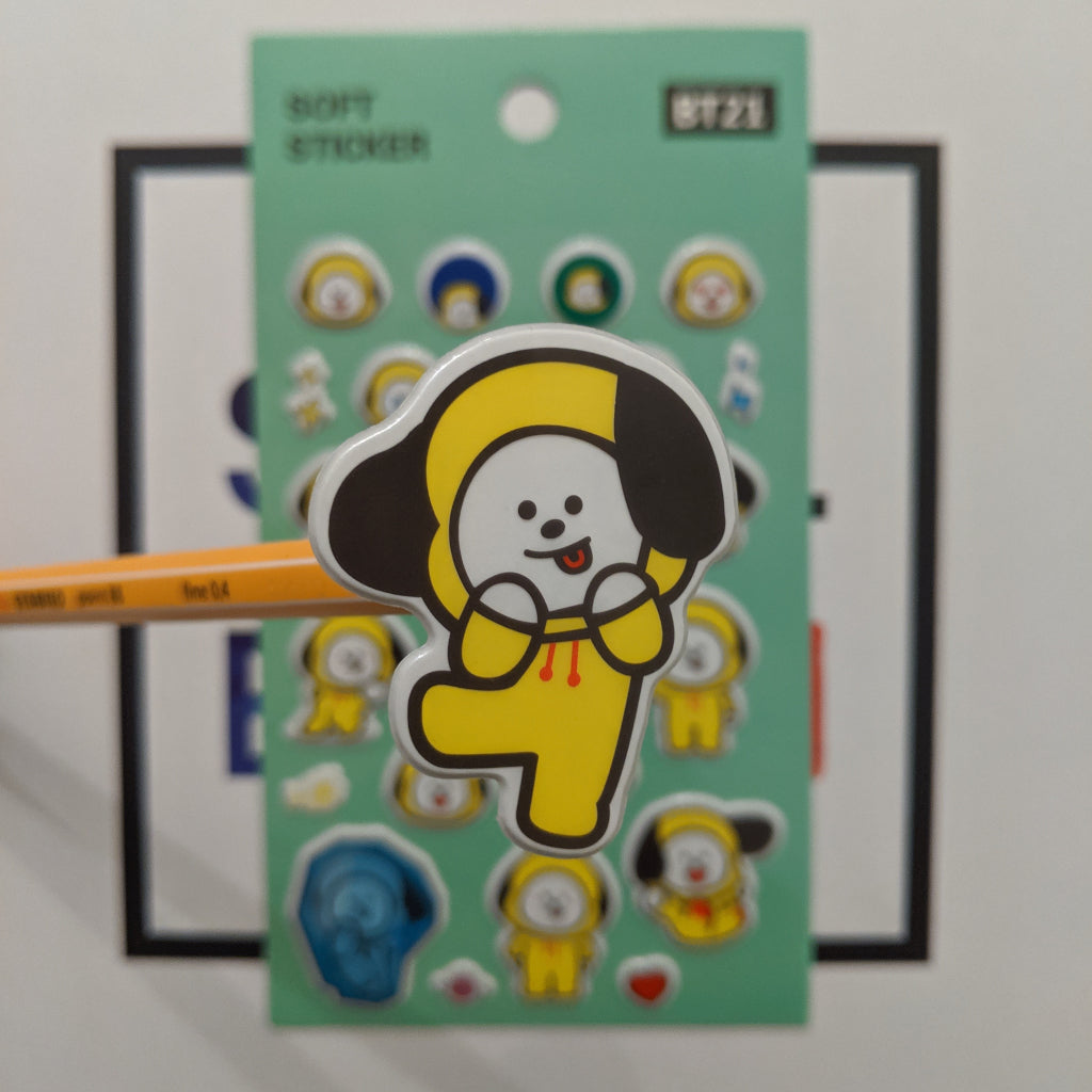 𝗞𝗽𝗼𝗽 𝗦𝗲𝗼𝘂𝗹 𝗕𝗼𝘅 𝗦𝘂𝗯𝘀𝗰𝗿𝗶𝗯𝗲𝗿 𝗦𝗽𝗲𝗰𝗶𝗮𝗹: BT21 Sticker Pack