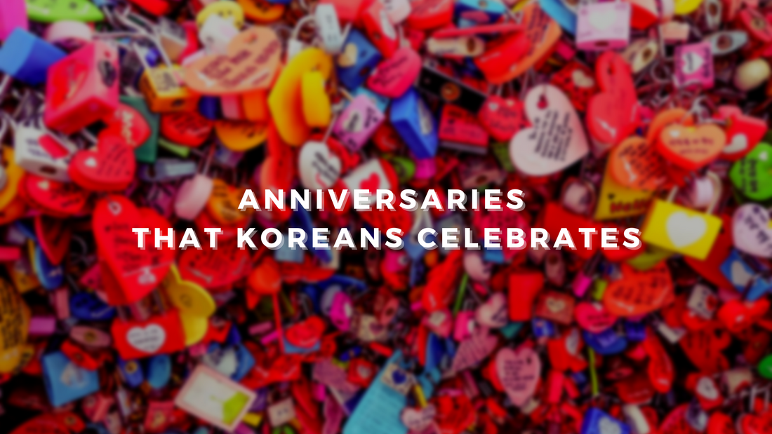 ANNIVERSARIES THAT KOREAN COUPLE CELEBRATES COMPARE TO WESTERN COUPLES