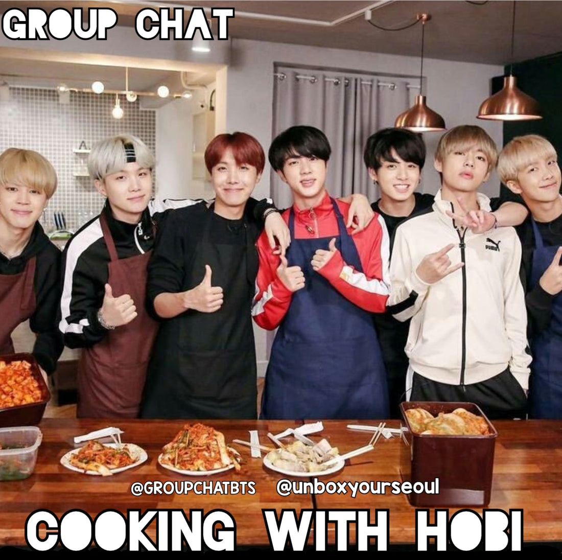 [Group Chat BTS] Cooking with Hobi