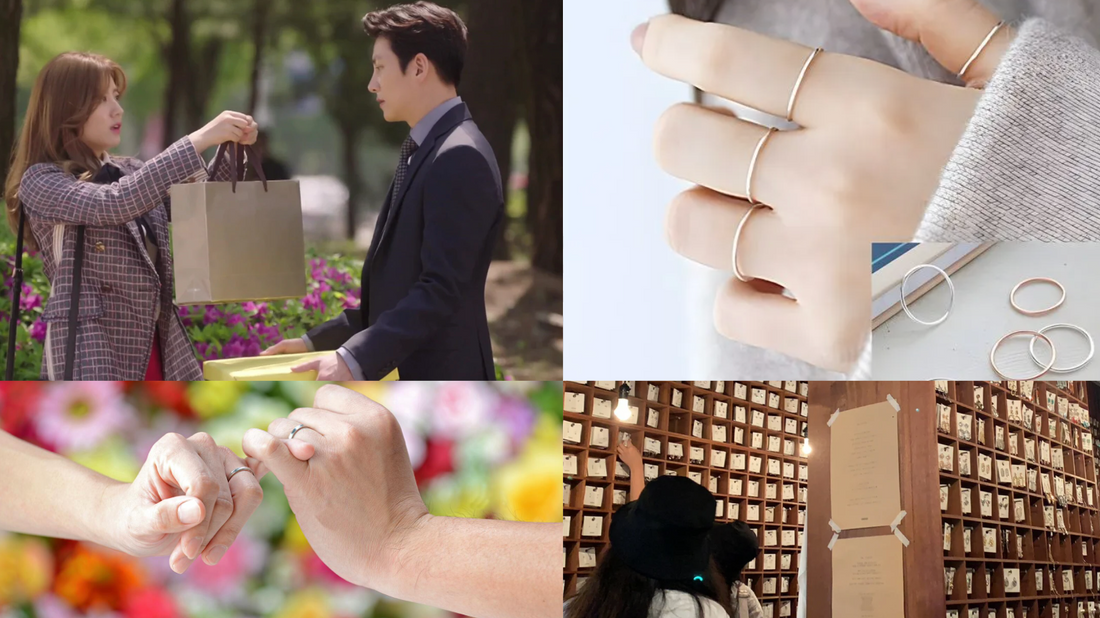 Couple rings deals korean online store