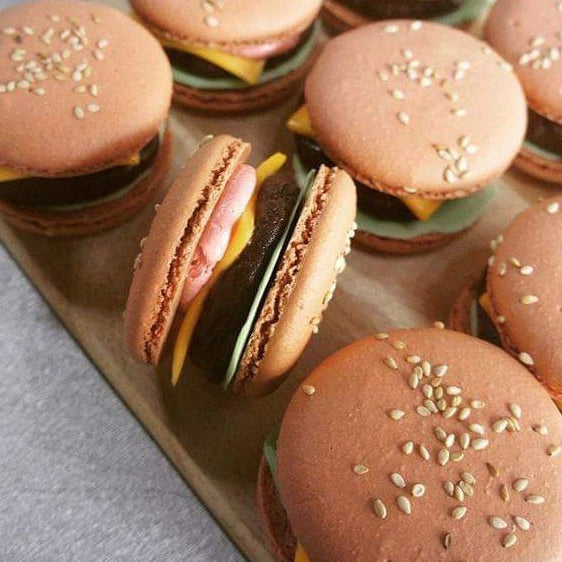 Hamburger Macaron's Super Trendy in Korea Right Now