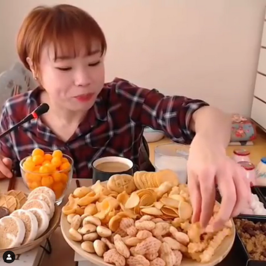 ASMR Korean Snack Mukbang Eating Show!📺