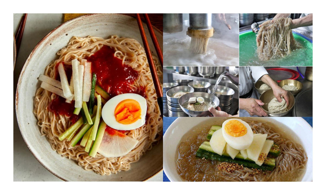 KOREAN COLD NOODLES (NAENGMYEON) - HOW TO MAKE THEM AT HOME