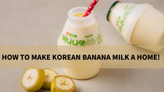 Korean banana milk