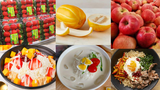 Seasonal Fruits and Dishes in Korea