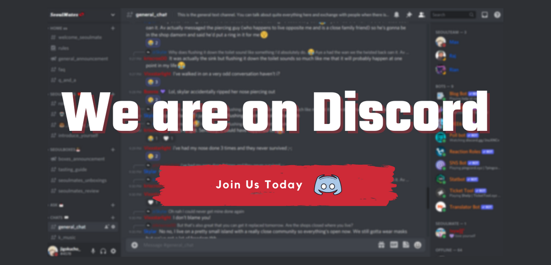 LET’S MEET EACH OTHERS! OUR DISCORD IS OPEN