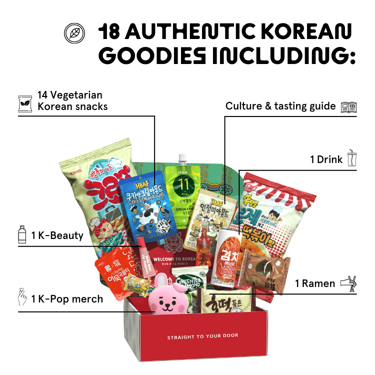 Vegetarian Korean snacks